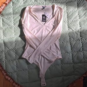 Express double lined long sleeved bodysuit